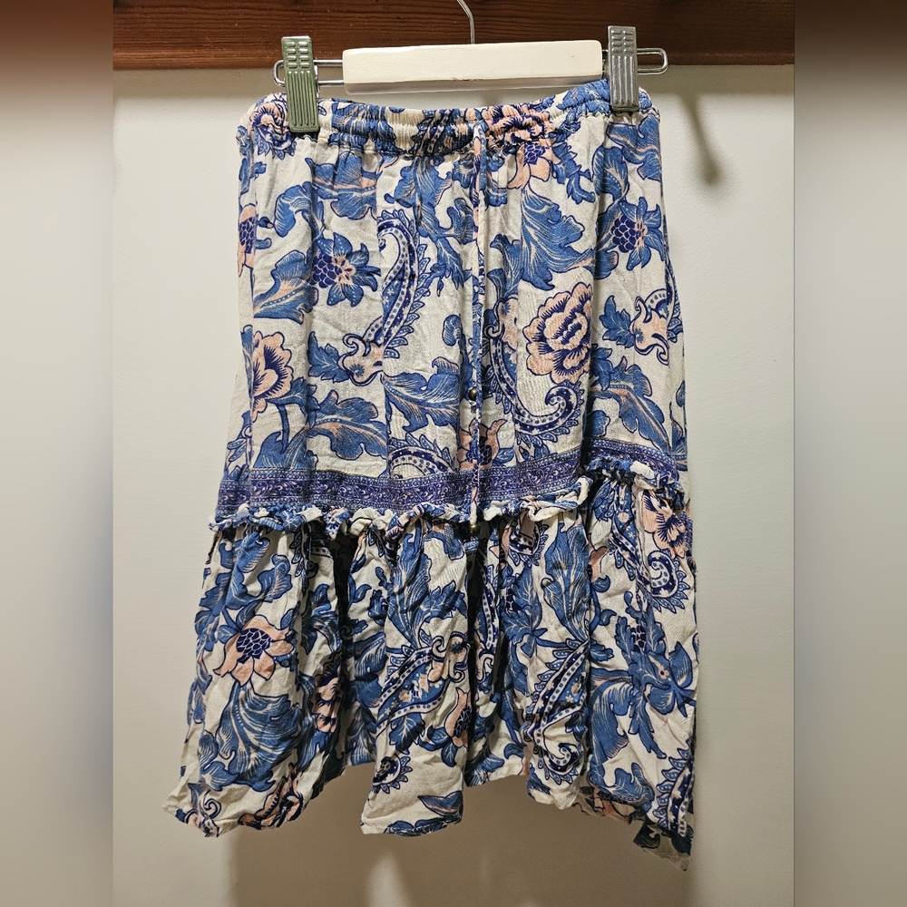 Spell & The Gypsy Paisley Floral Mini Skirt – Vintage Spell – Size L